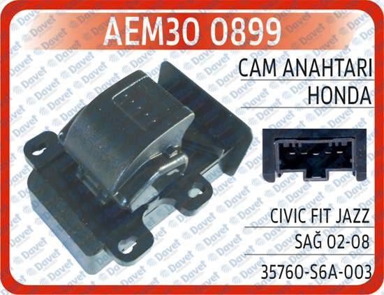 AEM 300899 Cam Anahtari Honda Civic Fit Jazz Sag 02-08